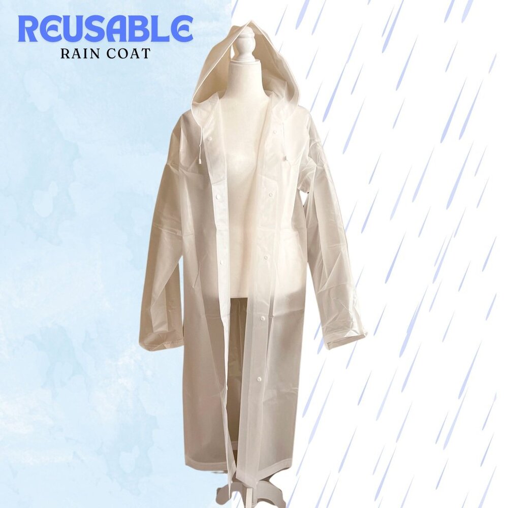 NWT Rain Coats Poncho for Adults Reusable Lightweight (2 Pack)